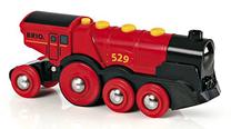 Игрушечный поезд Brio World Mighty Red Action Locomotive 33592, красный цв.