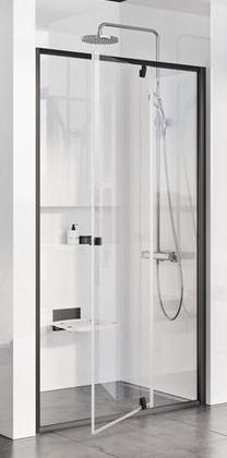 Двери для душа Ravak Pivot PDOP2-100, 100 см x 190 см, прозрачный цв./черный цв./закаленный