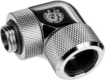 Perėjimas BitsPower Shining Advanced Rotary G1/4" 90-Degree Multi-Link Adapter For OD 16MM, 3.78 cm, sidabro sp.
