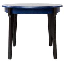 Stalas išskleidžiamas Lucan 2, mėlyna sp./juoda sp., 95 - 195 cm x 95 cm x 76 cm