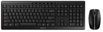 Bezvadu tastatūras un peles komplekts CHERRY JD-8560EU-2 Cherry SX, EN, melna krās.