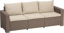 Lauko sofa Keter California, ruda sp., 68 cm x 199 cm x 72 cm
