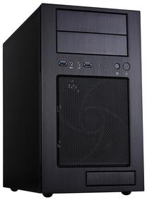 Kompiuterio korpusas SilverStone Case TemJin TJ08, juoda sp.