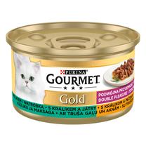 Mitrā kaķu barība Gourmet, truša gaļa/aknas, 0.085 kg