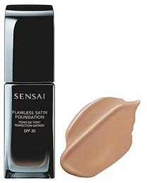 Skystas makiažo pagrindas Sensai Flawless Satin, SPF 20, 203 neutral beige, 30 ml