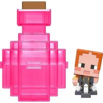 Фигурка-игрушка Mattel Minecraft Alchemist, черный цв./розовый цв.