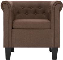 Krėslas VLX Wwith Cushion, ruda sp., 60.5 cm x 68 cm x 65 cm