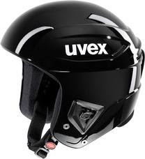 Slēpošanas ķivere Uvex Race +, melna krās., 58-59 cm