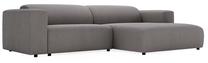 Kampinė sofa Polak Meble Passito, pilka sp., kairinė, 292 x 178 cm x 72 cm
