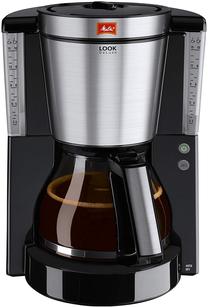 Filtra kafijas automāts Melitta Look DeLuxe 1011-06, melns krās.