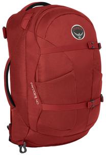 Tūristu mugursoma Osprey Farpoint 40, sarkana krās., 40 l