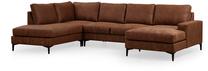 Kampinė sofa Hanah Home Porto EOT-C-02-CHL, ruda sp., kairinė, 200 x 314 cm x 90 cm