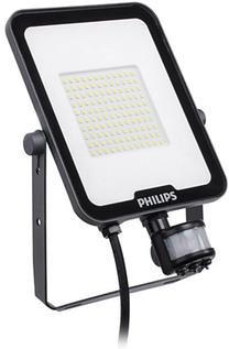 Prožektor liikumisanduriga, lakke või seina Philips Ledinaire Floodlights BVP164, 20 W, 2200 lm, 3000 °K, IP65, hall v.