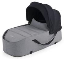 Kulba Bumprider Connect Carrycot Grey, melna krās./pelēka krās.