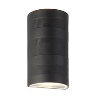 Sieninis lauko šviestuvas Searchlight 7941BK, 10W, LED, IP44, juoda sp.