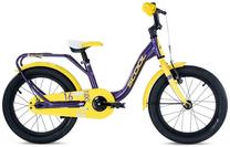 Vaikiškas dviratis Scool niXe SCO4065, geltona sp./violetinė sp., 26", 16"