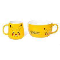 Krūzīte ABYstyle POKEMON - Breakfast Set: Mug (385 ml) & Bowl (858 ml) Pikachu, daudzkrāsaina