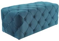 Pufas Modern Aviva, mėlynas, 102 cm x 50 cm x 45 cm