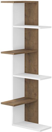 Pastatoma lentyna Kalune Design Saso 776HMS3676, balta sp., 141 cm x 37 cm x 24 cm