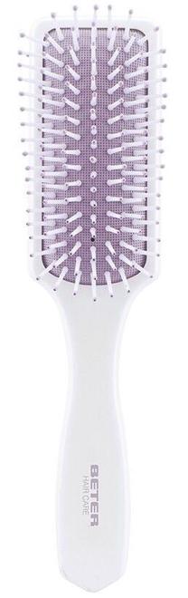 Matu birste Beter Cushion Brush, balta krās./violeta krās.