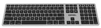 Tastatūra planšetdatoram Kanex K166-1102, EN, sudraba krās.