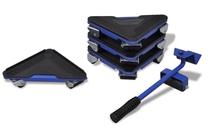 Mēbeļu transportēšanas komplekts VLX Transport Set Lifter, zila krās./melna krās.