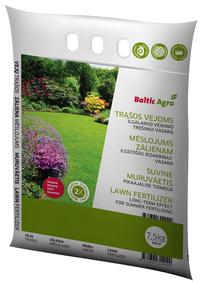 Trąšos vejoms Baltic Agro Summer, granuliuotos, 7.5 kg