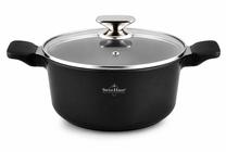 Puodas Swiss Haus Basel Premium, Ø16 cm, 1.3 l, juoda sp.