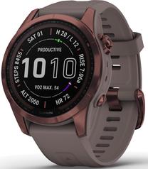 Nutikell Garmin fēnix® 7S Sapphire Solar DLC Titan, pronksivärvi v.