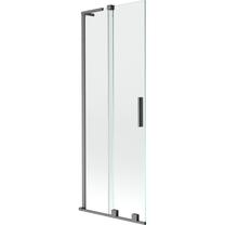 Vannas siena Mexen Velar L, 75 cm x 150 cm, brushed gun gray krās./caurspīdīgs