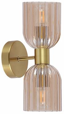Valgusti seinale Light Prestige Piega LP-939/2W, E14, 2 x 10 W, merevaigu-kollane v. / kuldne v.