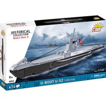 Konstruktorius, laivas Cobi Historical Collection U-Boot U-52 (Type VIIB) 4852, 474 vnt., pilka sp.