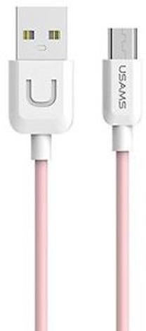 Laidas Usams, Micro USB/USB, rožinė sp.