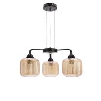 Светильник потолочный Candellux Lighting Campana 33-48226, E27, 3 x 60 Вт, коричневый цв. / черный цв.