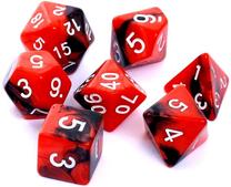 Кости Rebel Dice Set Two Color - Red and Black