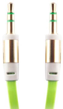 Vads Forever 3.5mm To 3.5mm AUX 3.5 mm, 3.5 mm, 0.9 m, zaļa krās.
