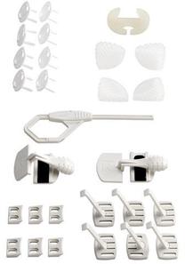 Rinkinys BabyDan Starter Safety, balta sp., 22 vnt.