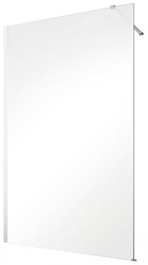 Dušo sienelė Besco Eco-N Walk-In, 110 cm x 195 cm, chromo sp./grūdintas