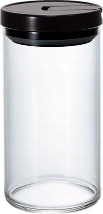 Lielapjoma produktu konteiners Hario, 1 l, caurspīdīga krās./melna krās.