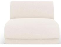 Modulinė sofa Micadoni Home Miley Armless, smėlio sp., 85 x 75 cm x 74 cm