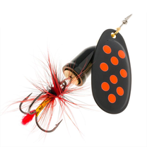 Blizgė Akara Action Bell4 A8, 10 g, juoda sp./raudona sp.