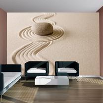 Fototapete Artgeist Zen Sand Garden FTNT1205SAM, 270 cm x 343 cm