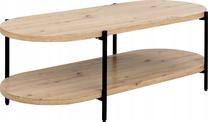 Kavos staliukas Beliani Balinger, ruda sp./juoda sp., 50 cm x 120 cm x 45 cm