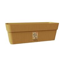 Gėlių lovelis Stefanplast Ethica 2168215, plastikinis, 30 cm x 13 cm, geltona sp.