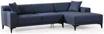 Kampinė sofa Hanah Home Petra 560ARE1610, mėlyna sp., dešininė, 145 x 250 cm x 69 cm