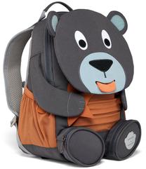 Bērnu mugursoma Affenzahn Large Friend Mini A Ture Bear, brūna krās./pelēka krās., 31 cm x 12 cm x 20 cm