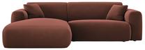 Kampinė sofa Cosmopolitan Design Nolio Velvet, cuoio sp., kairinė, 170 x 235 cm x 72 cm