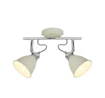 Valgusti kohtvalgusti Easylink R5016001-2TU, E14, 2 x 40 W, valge v. / valge v.