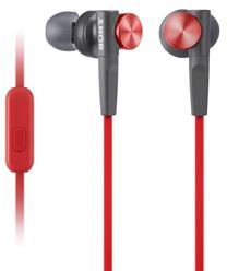 Vadu austiņas Sony XB50AP Extra Bass, sarkana krās.