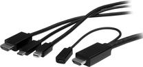 Adapteris StarTech USB-C CMDPHD2HD USB-C, HDMI, 2 m, melna krās.